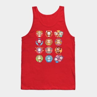 Kawaii Zodiac Tank Top